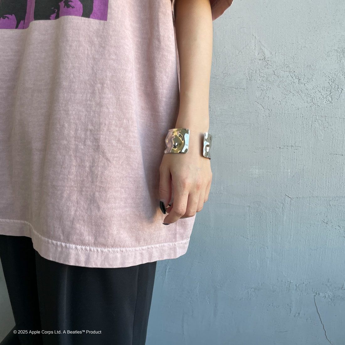 GOOD ROCK SPEED [グッドロックスピード] 別注 THE BEATLES ロックプリントTシャツ [INTN-027-JF] PINK