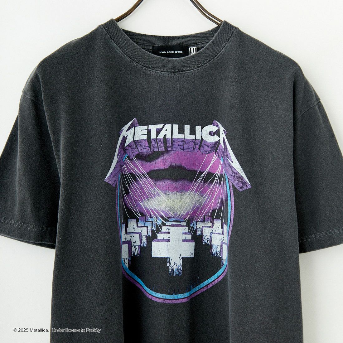 GOOD ROCK SPEED [グッドロックスピード] 別注 METALLICA ロックプリントTシャツ [INTN-028-JF] CHARCOAL