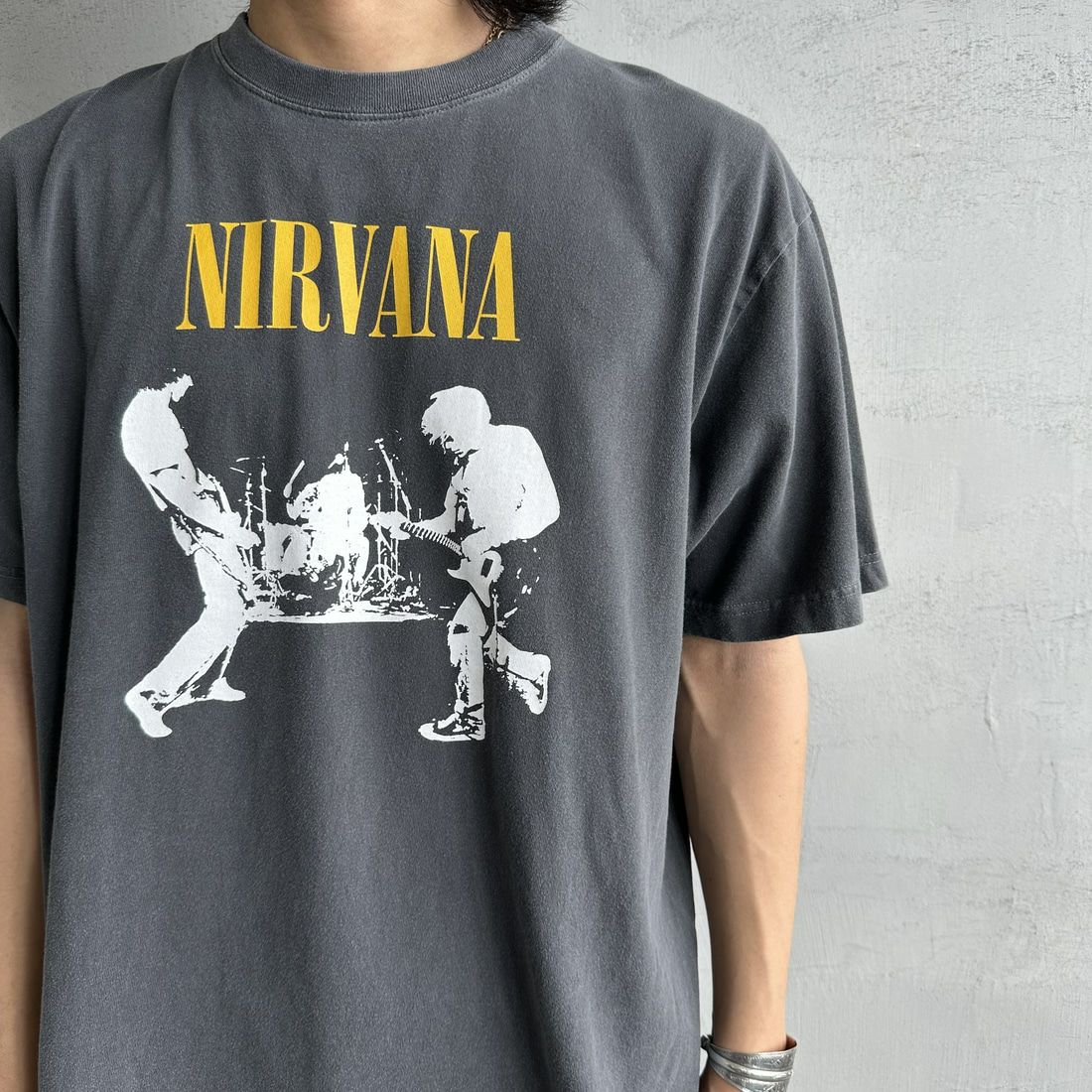 GOOD ROCK SPEED [グッドロックスピード] 別注 NIRVANA ロックプリントTシャツ [INTN-032-JF] CHARCOAL