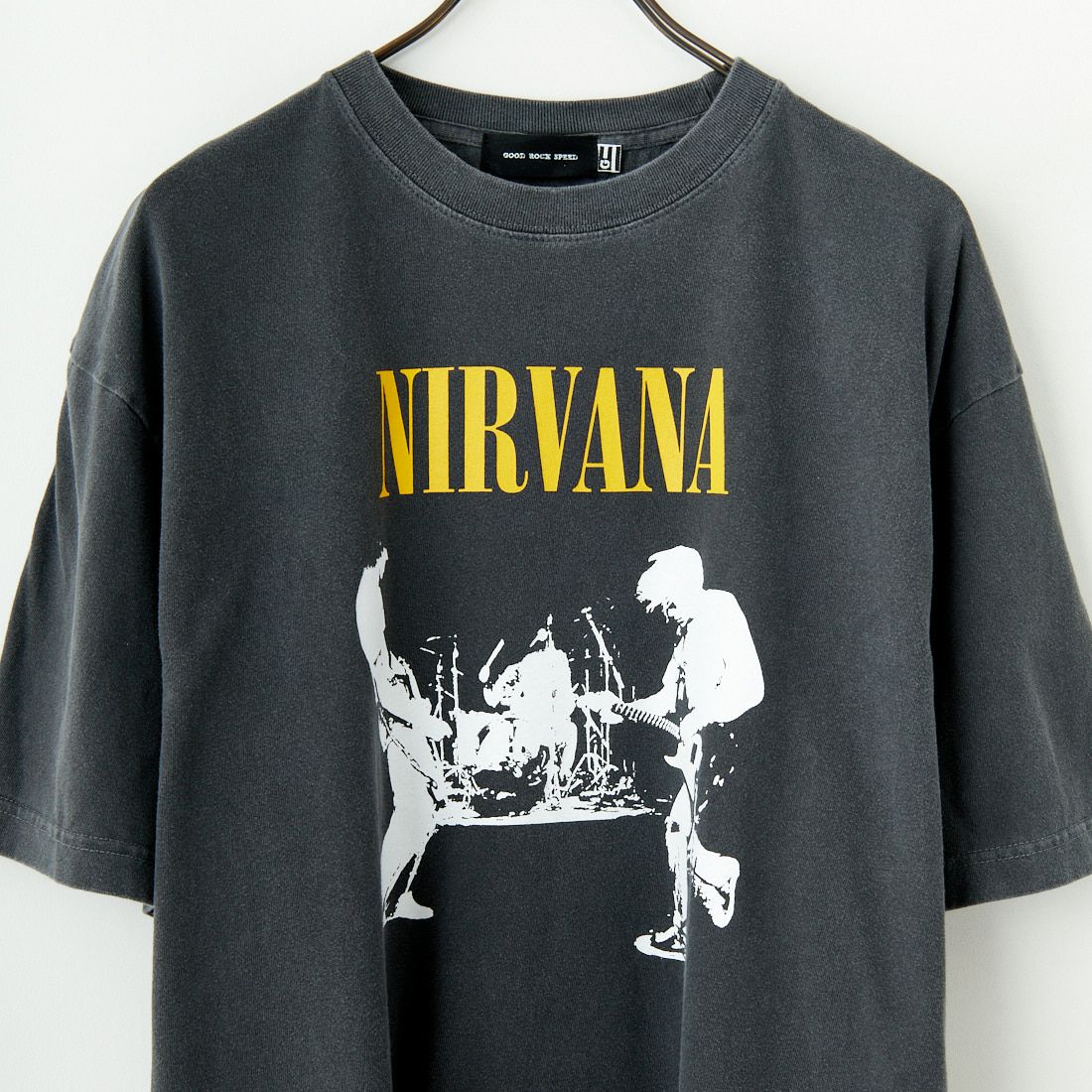 GOOD ROCK SPEED [グッドロックスピード] 別注 NIRVANA ロックプリントTシャツ [INTN-032-JF] CHARCOAL