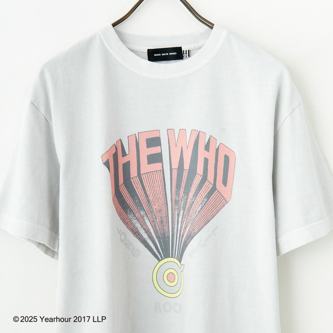 GOOD ROCK SPEED [グッドロックスピード] 別注 THE WHO ロックプリントTシャツ [INTN-033-JF] LT.GRAY