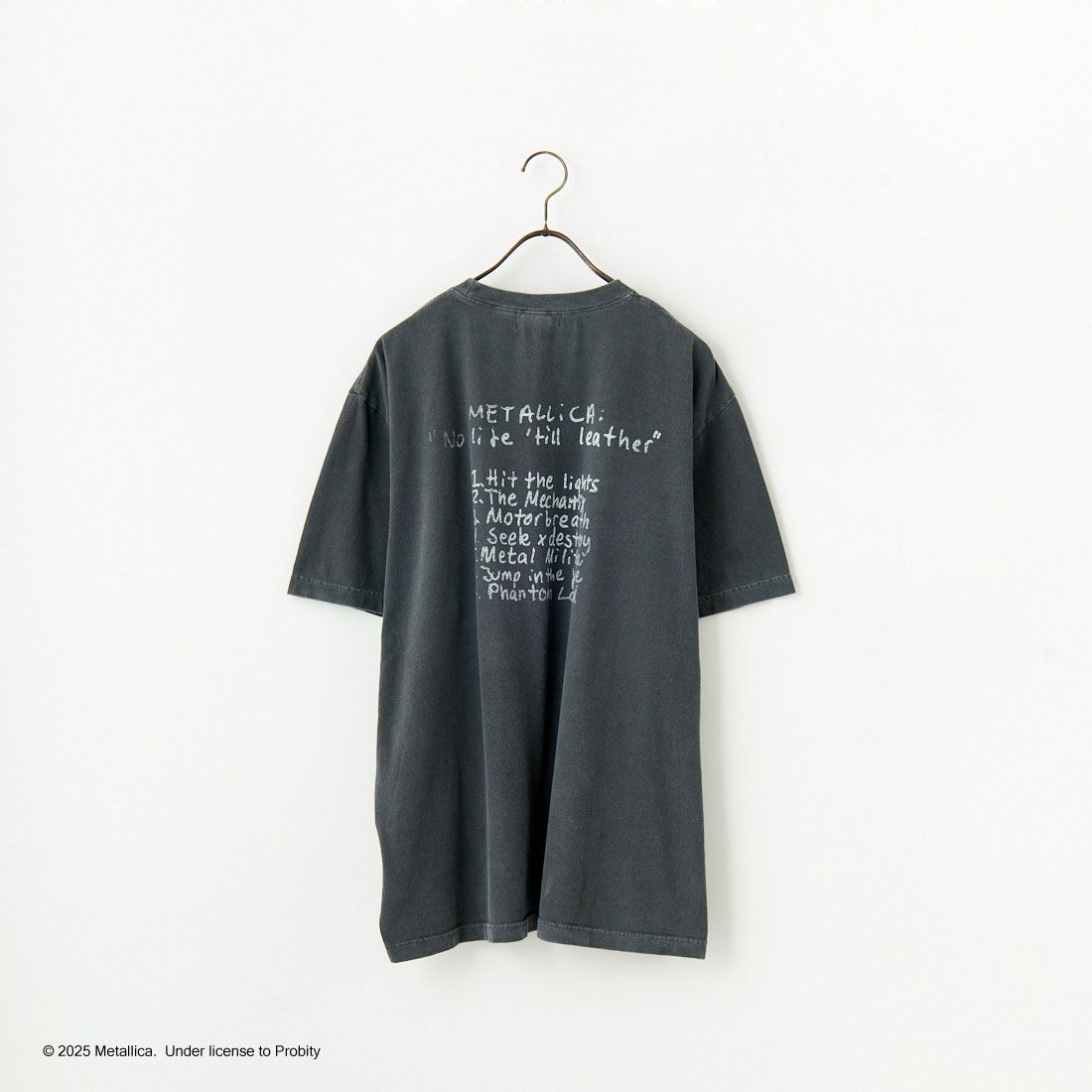 GOOD ROCK SPEED [グッドロックスピード] 別注 METALLICA ロックプリントTシャツ [INTN-029-JF] CHARCOAL