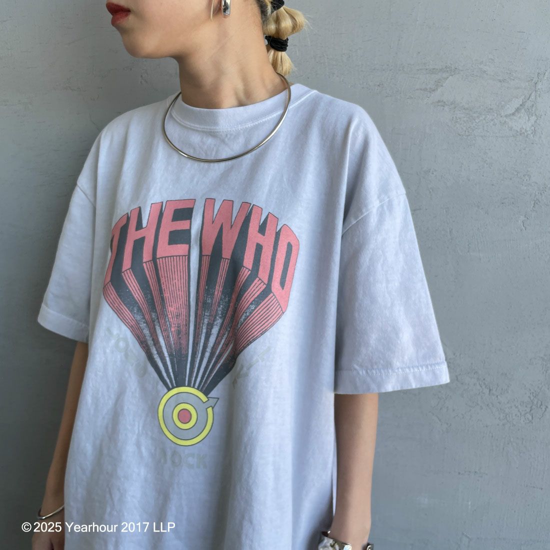 GOOD ROCK SPEED [グッドロックスピード] 別注 THE WHO ロックプリントTシャツ [INTN-033-JF] LT.GRAY