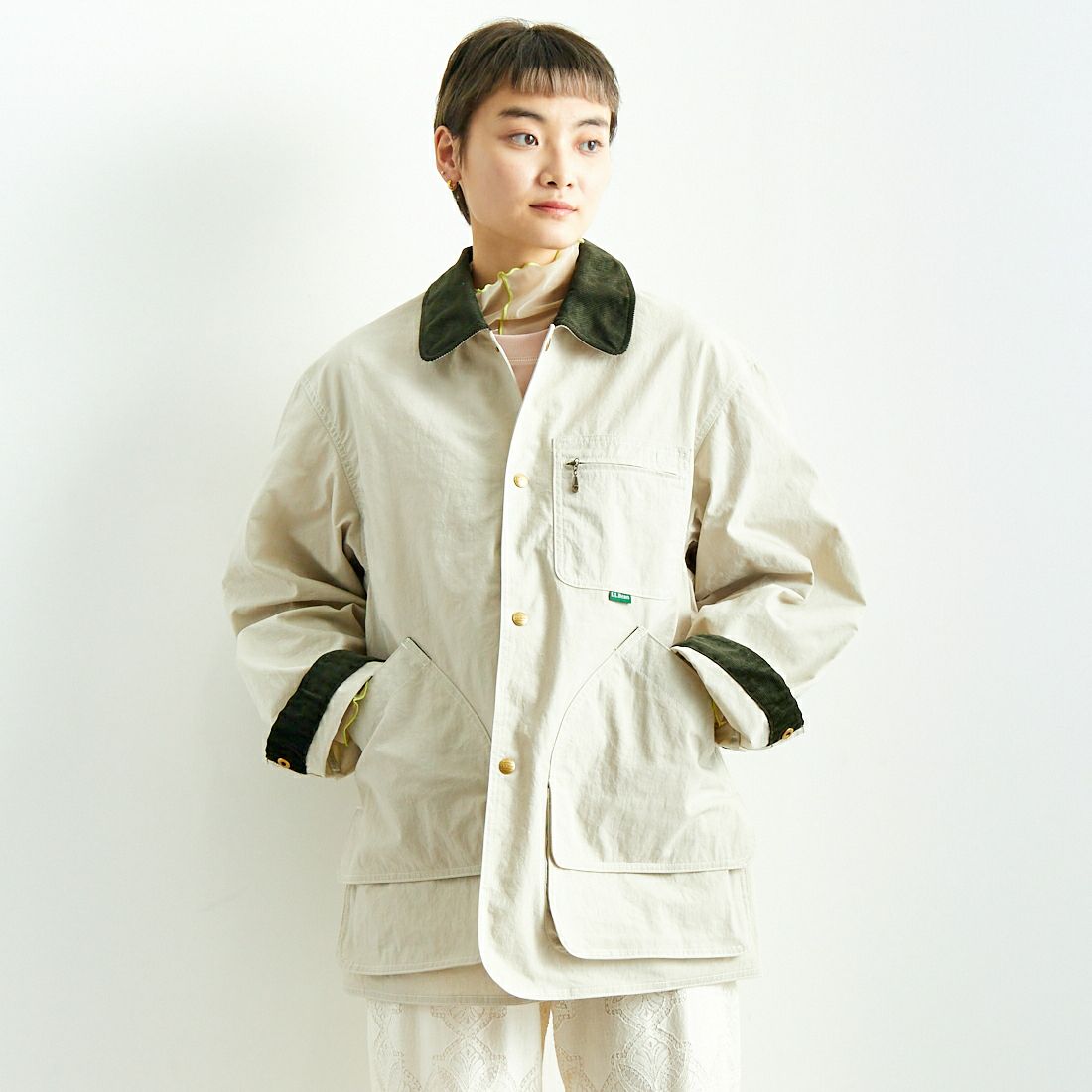 24 SAND&&モデル身長：160cm 着用サイズ：S&&