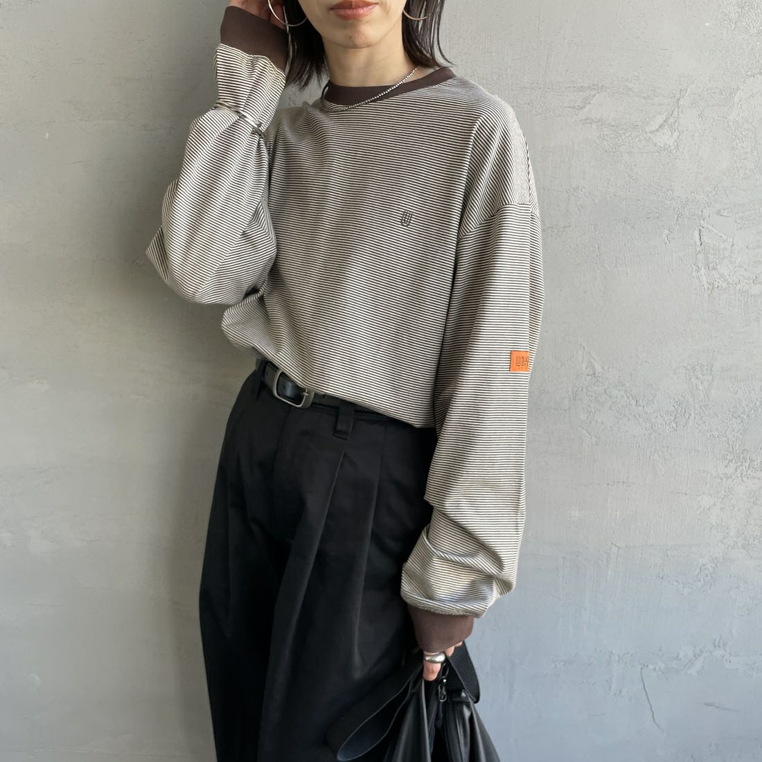 BROWN BDR&&モデル身長：158cm 着用サイズ：S&&