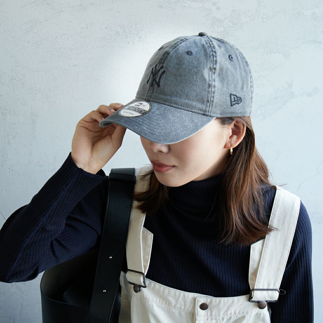 NEW ERA [ニューエラ] 別注 9TWENTY アシッドウォッシュ加工キャップ [14667308-JF] BLACK