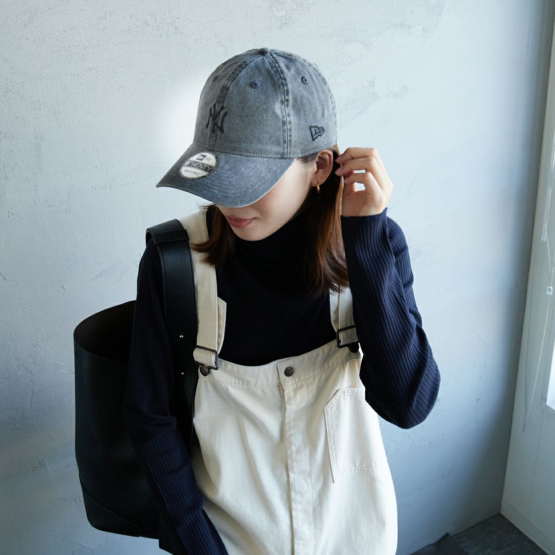 NEW ERA [ニューエラ] 別注 9TWENTY アシッドウォッシュ加工キャップ [14667308-JF] BLACK