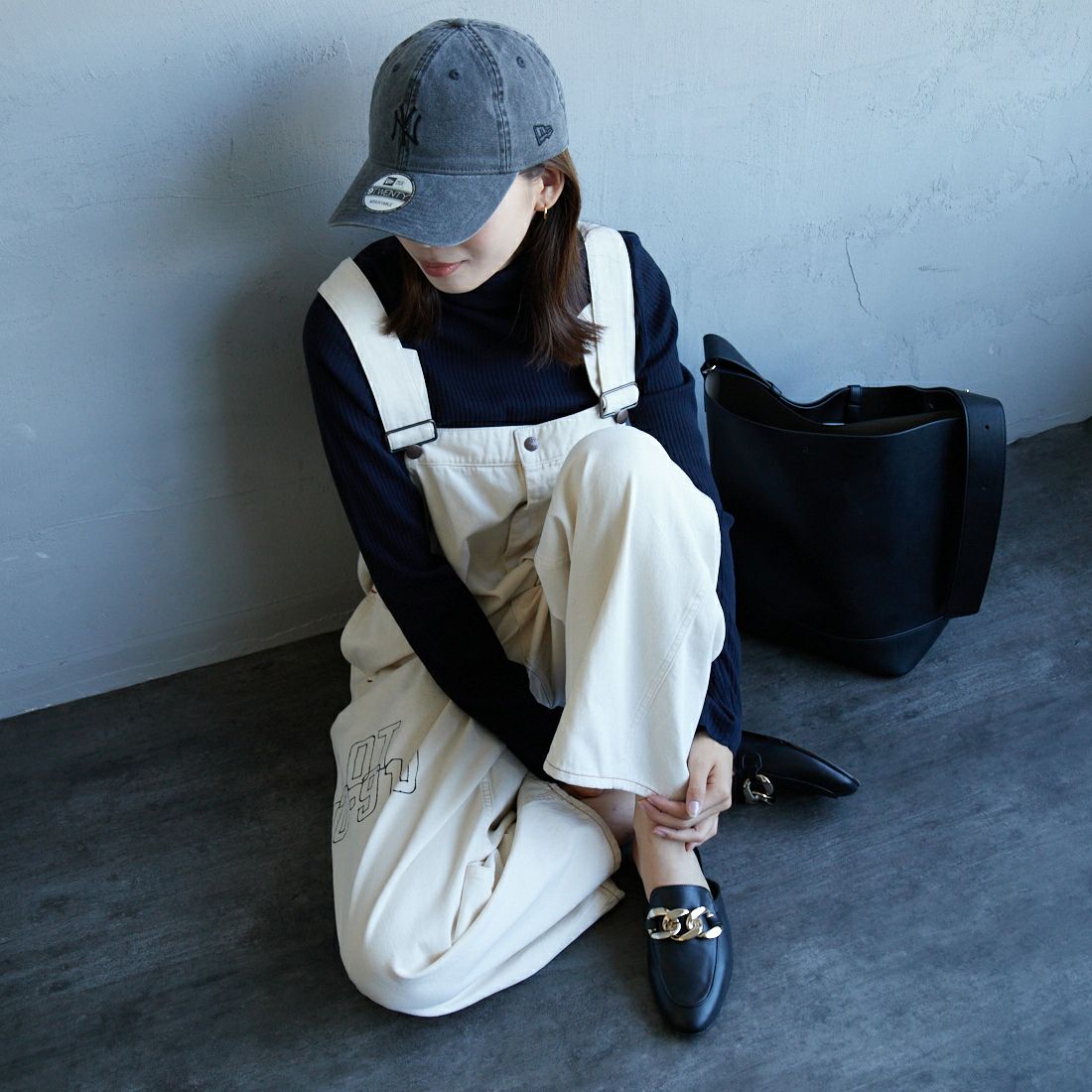 NEW ERA [ニューエラ] 別注 9TWENTY アシッドウォッシュ加工キャップ [14667308-JF] BLACK