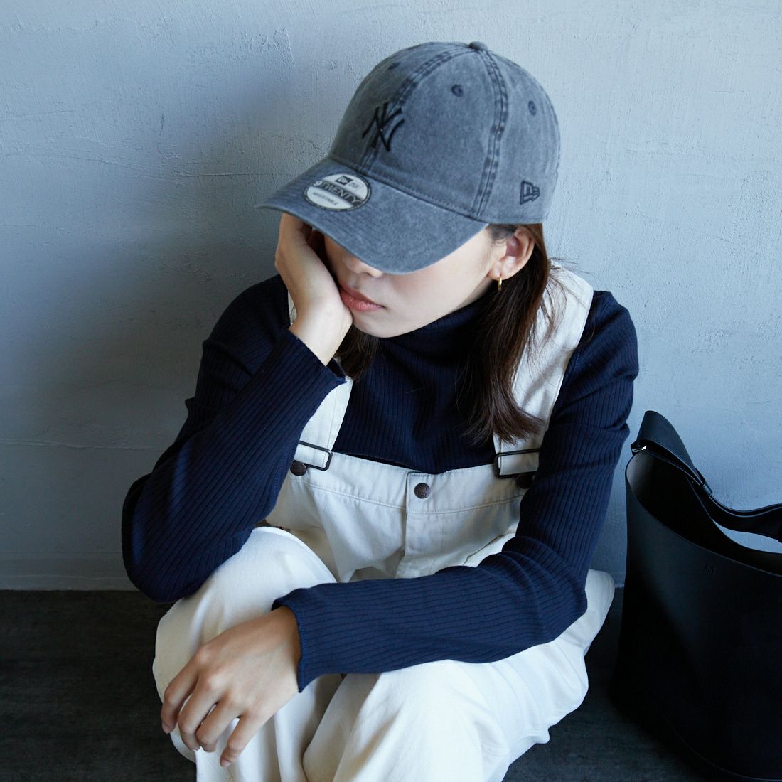 NEW ERA [ニューエラ] 別注 9TWENTY アシッドウォッシュ加工キャップ [14667308-JF] BLACK