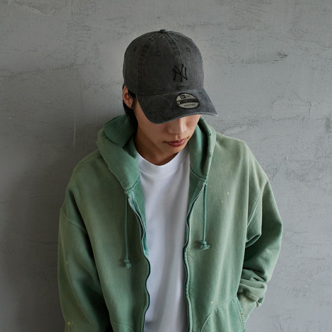 NEW ERA [ニューエラ] 別注 9TWENTY アシッドウォッシュ加工キャップ [14667308-JF] BLACK