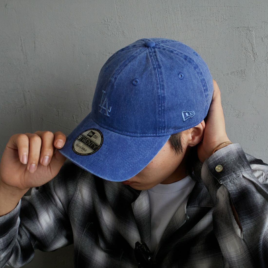 NEW ERA [ニューエラ] 別注 9TWENTY アシッドウォッシュ加工キャップ [14667310-JF] ROYAL