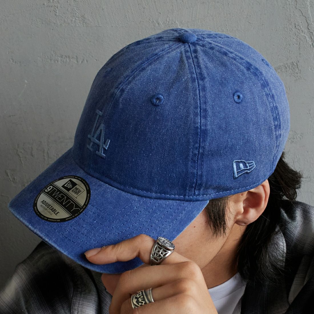 NEW ERA [ニューエラ] 別注 9TWENTY アシッドウォッシュ加工キャップ [14667310-JF] ROYAL