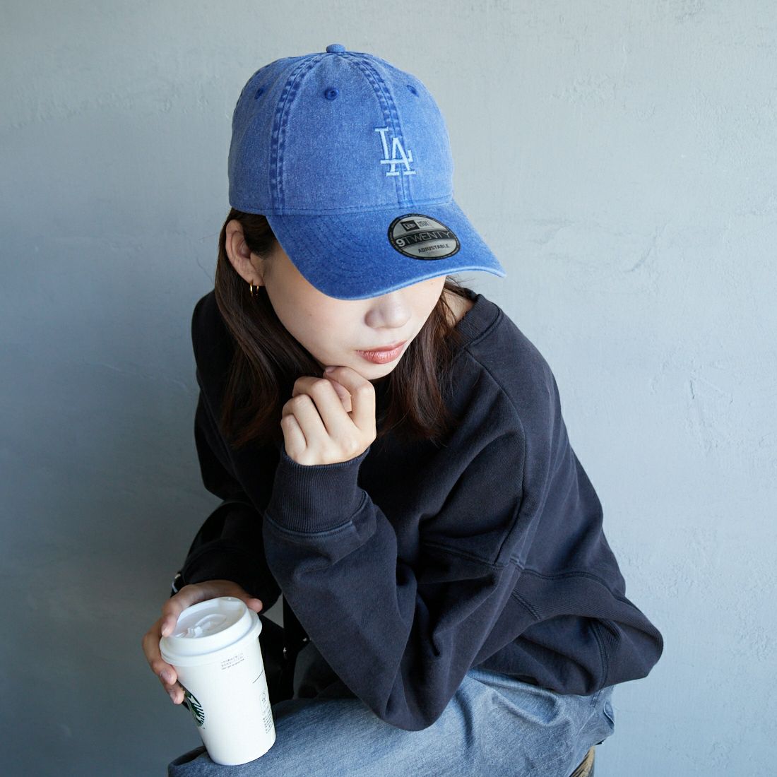NEW ERA [ニューエラ] 別注 9TWENTY アシッドウォッシュ加工キャップ [14667310-JF] ROYAL