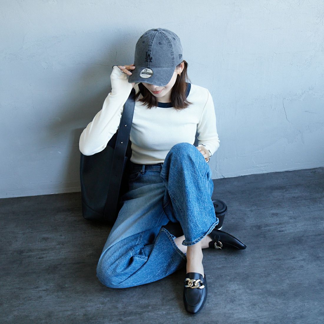 NEW ERA [ニューエラ] 別注 9TWENTY アシッドウォッシュ加工キャップ [14667311-JF] BLACK