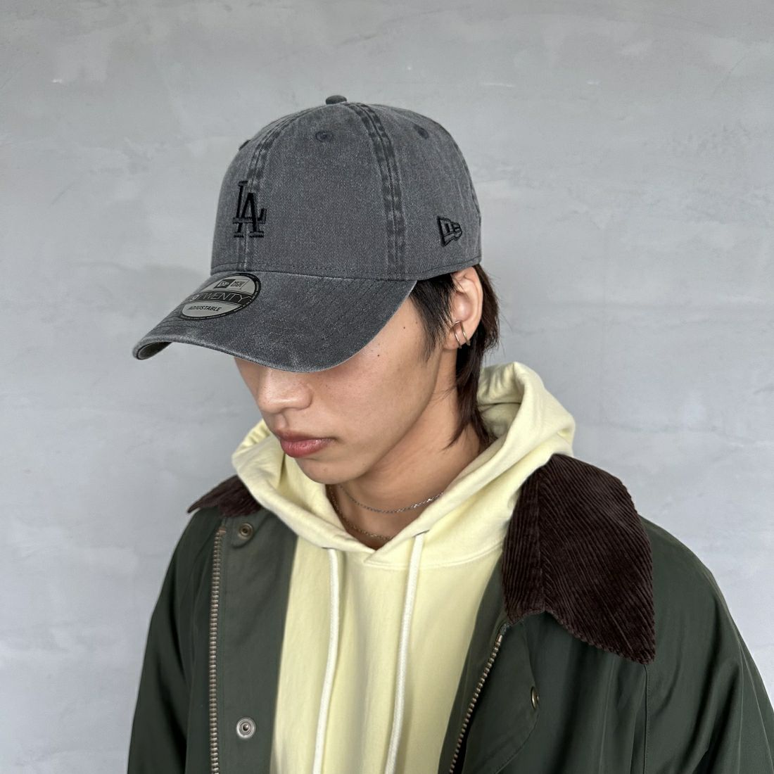 NEW ERA [ニューエラ] 別注 9TWENTY アシッドウォッシュ加工キャップ [14667311-JF] BLACK
