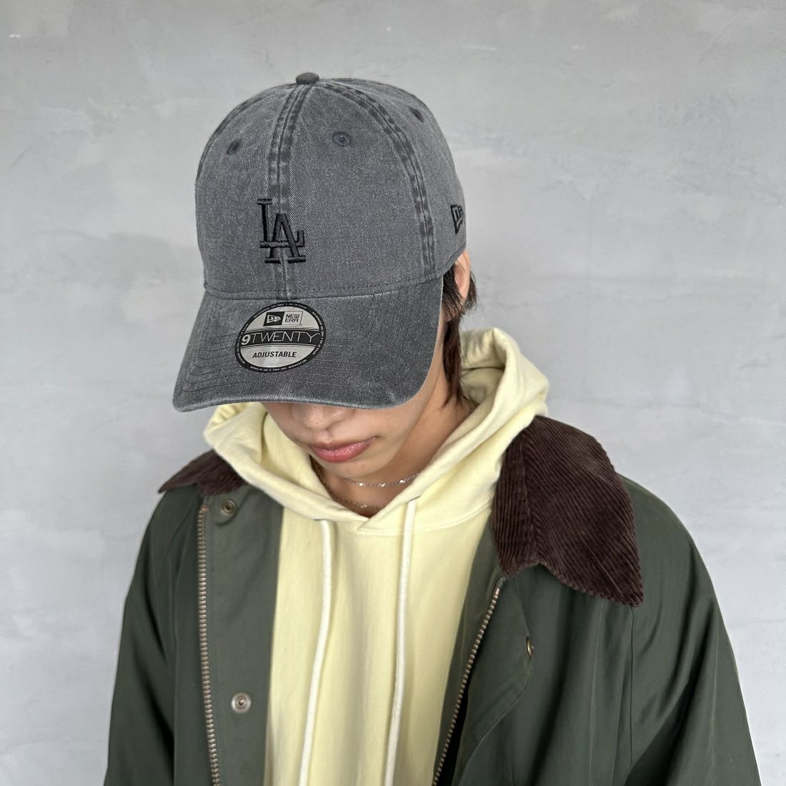 NEW ERA [ニューエラ] 別注 9TWENTY アシッドウォッシュ加工キャップ [14667311-JF] BLACK