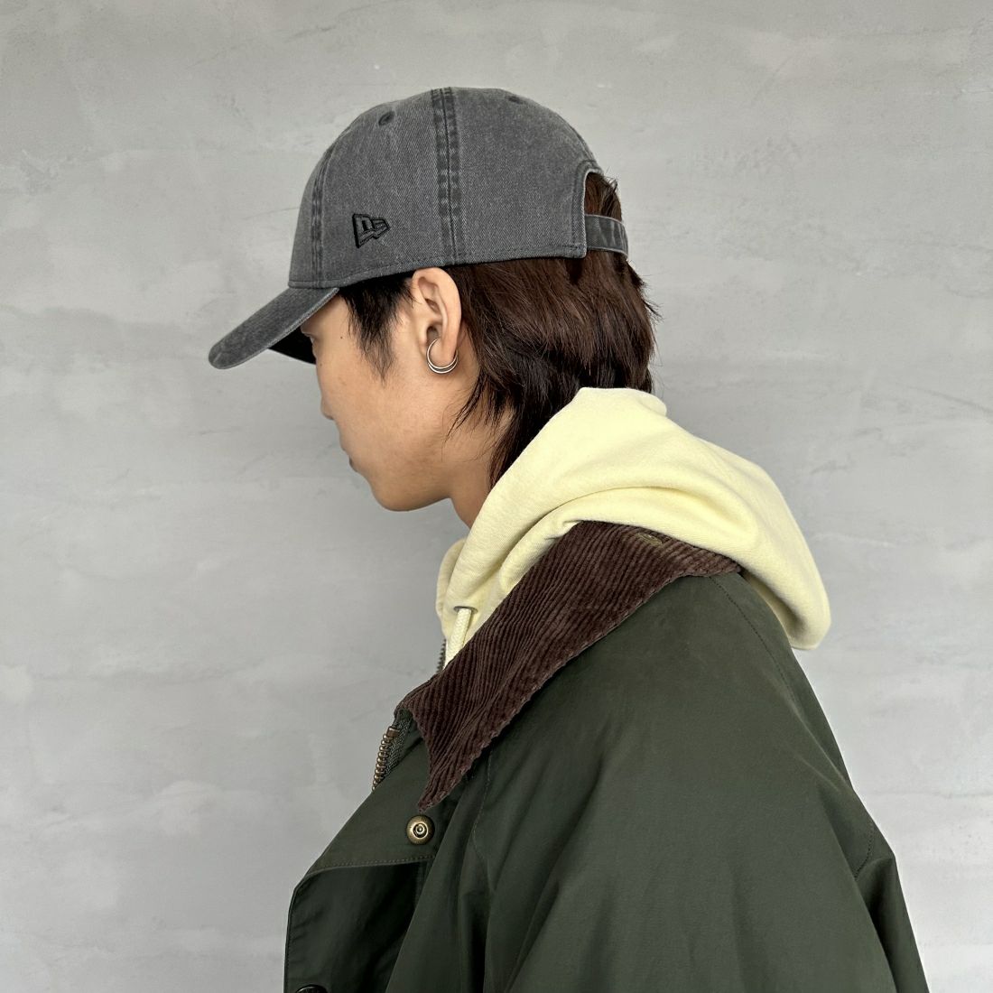 NEW ERA [ニューエラ] 別注 9TWENTY アシッドウォッシュ加工キャップ [14667311-JF] BLACK