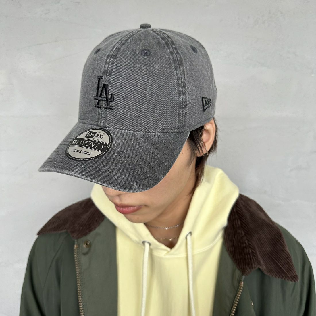 NEW ERA [ニューエラ] 別注 9TWENTY アシッドウォッシュ加工キャップ [14667311-JF] BLACK
