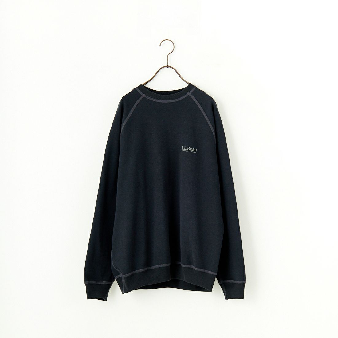 L.L.BEAN [エルエルビーン] PORTAGE クルーネックスウェット [5175-9080] 48 DK.CHAR
