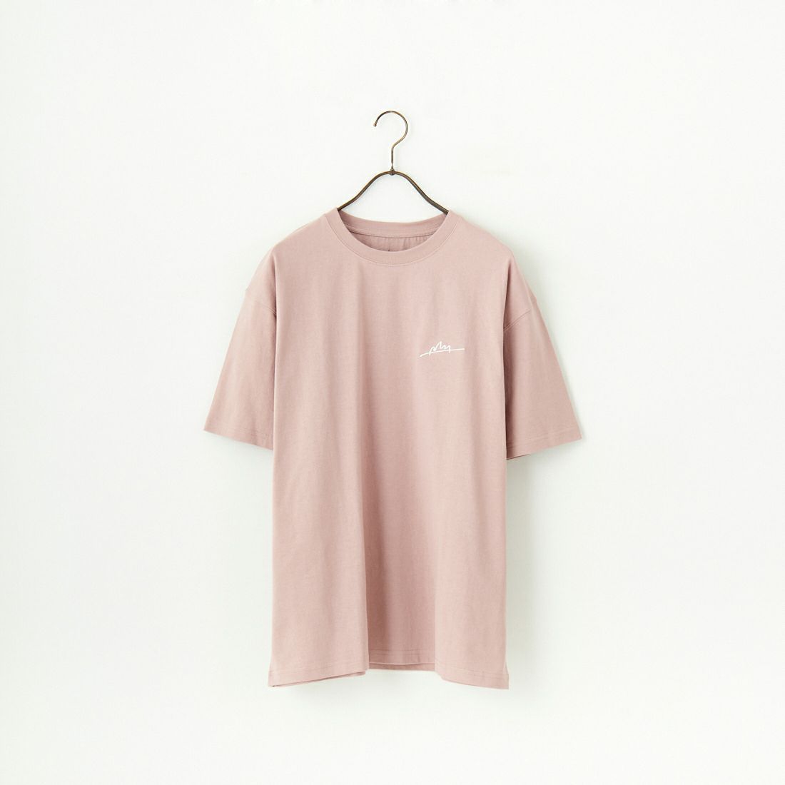 MANHATTAN PORTAGE [マンハッタンポーテージ] 別注 手描き風ロゴ バックプリントTシャツ [25SSMP-IN63-JF] PINK