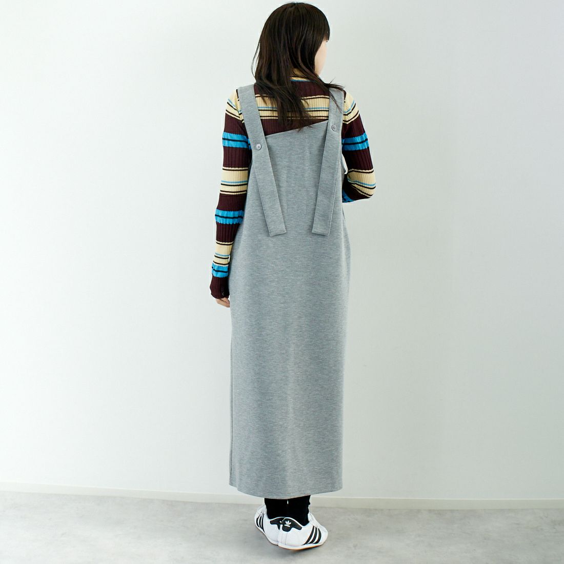 Maison de L'allure [メゾン ドゥ ラリュール] 2WAYダンボールニットジャンスカ [M24142019] 07 GRAY