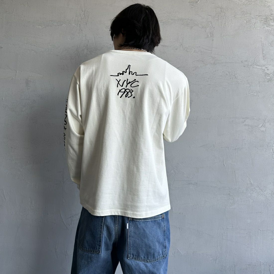 IVORY&&モデル身長：179cm 着用サイズ：L&&