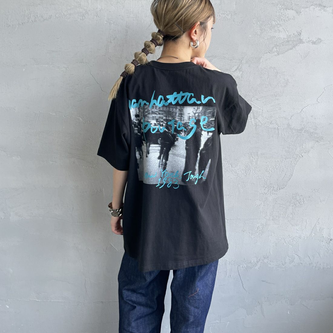 BLACK&&モデル身長：150cm 着用サイズ：S&&