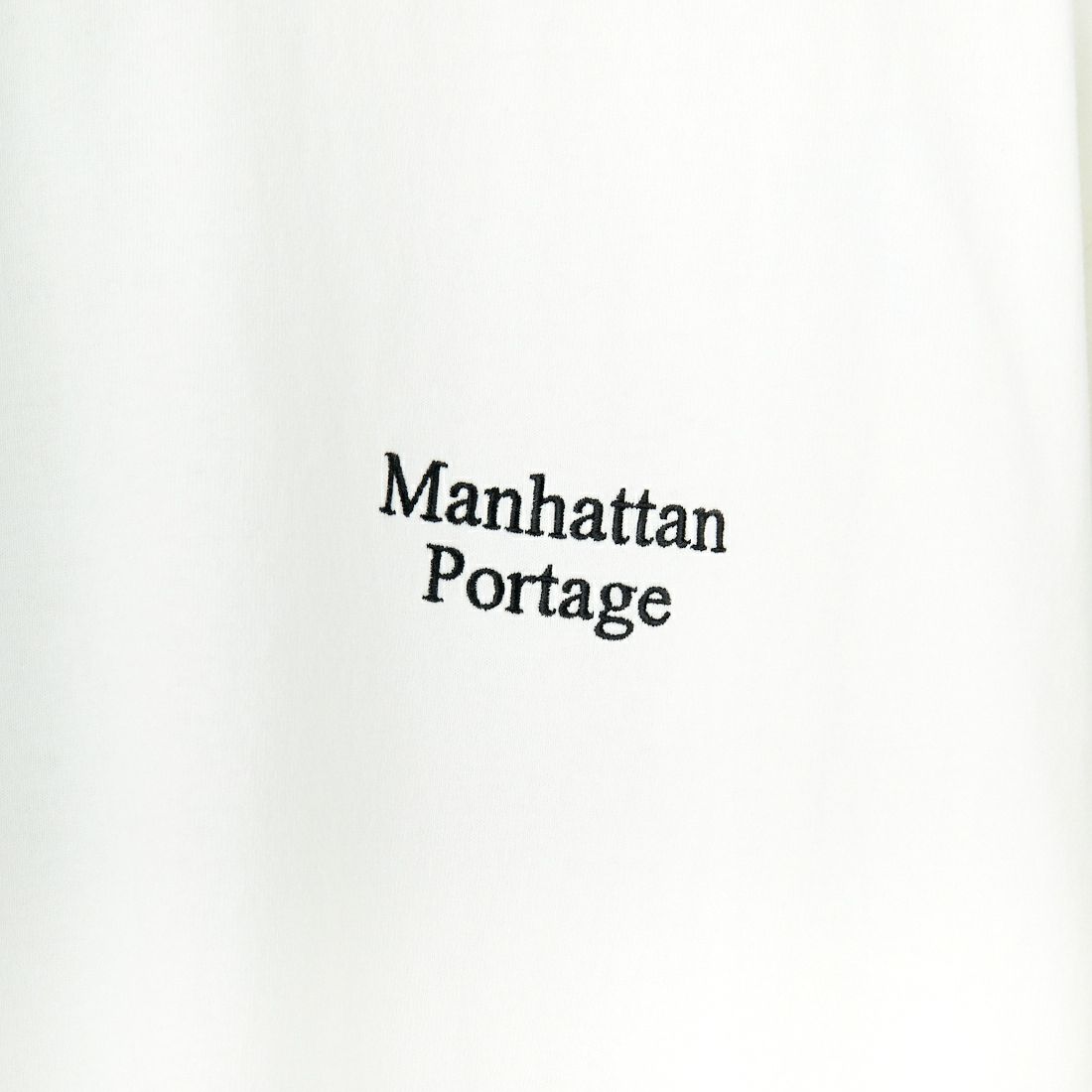 MANHATTAN PORTAGE [マンハッタンポーテージ] 別注 バックフォトプリントTシャツ [25SSMP-IN67-JF] WHITE