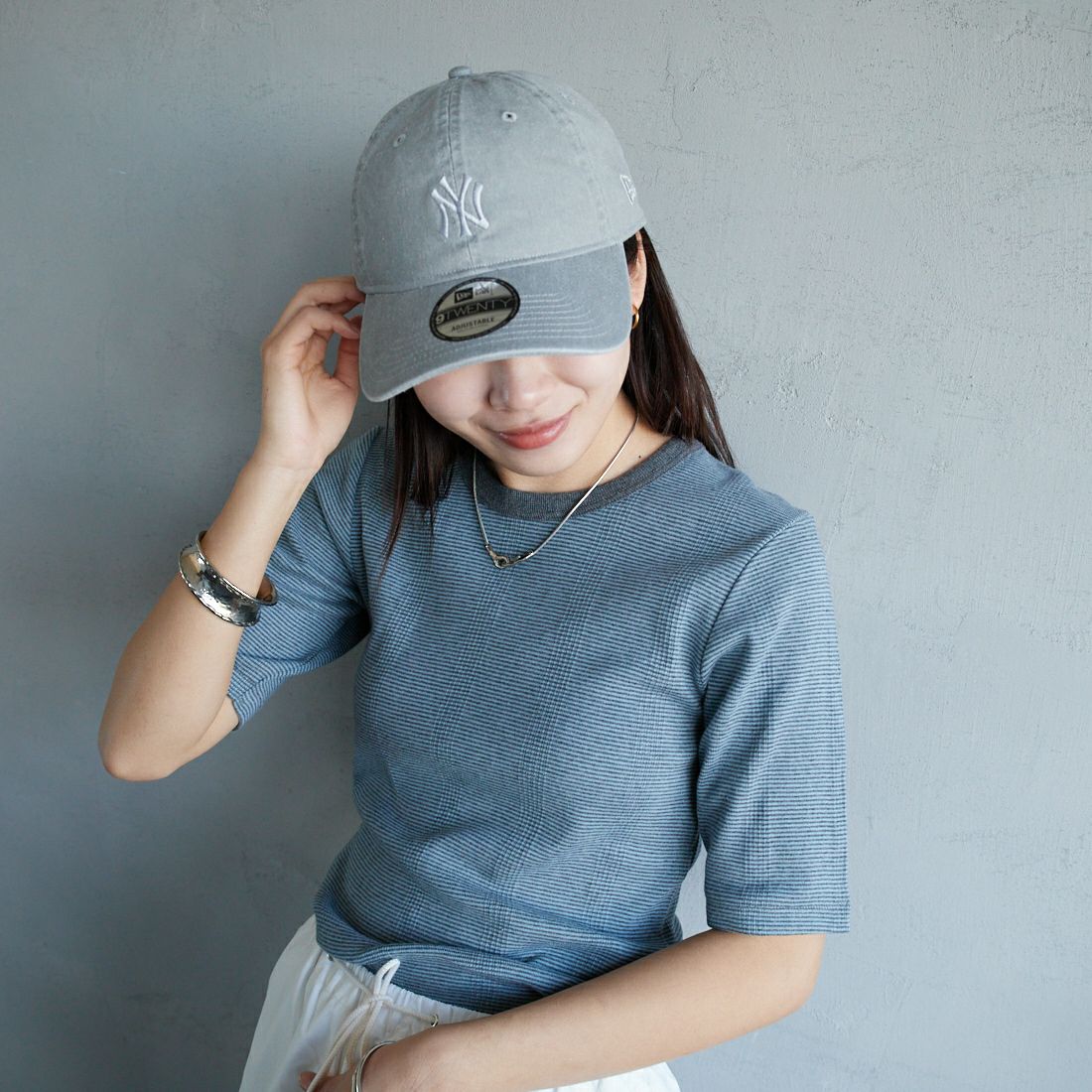 NEW ERA [ニューエラ] 別注 9TWENTY アシッドウォッシュ加工キャップ [14682599-JF] GRAY