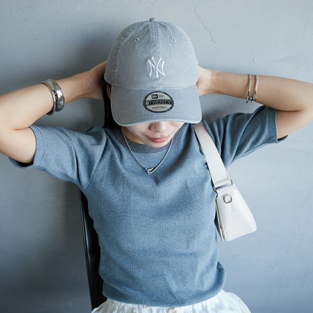 NEW ERA [ニューエラ] 別注 9TWENTY アシッドウォッシュ加工キャップ [14682599-JF] GRAY