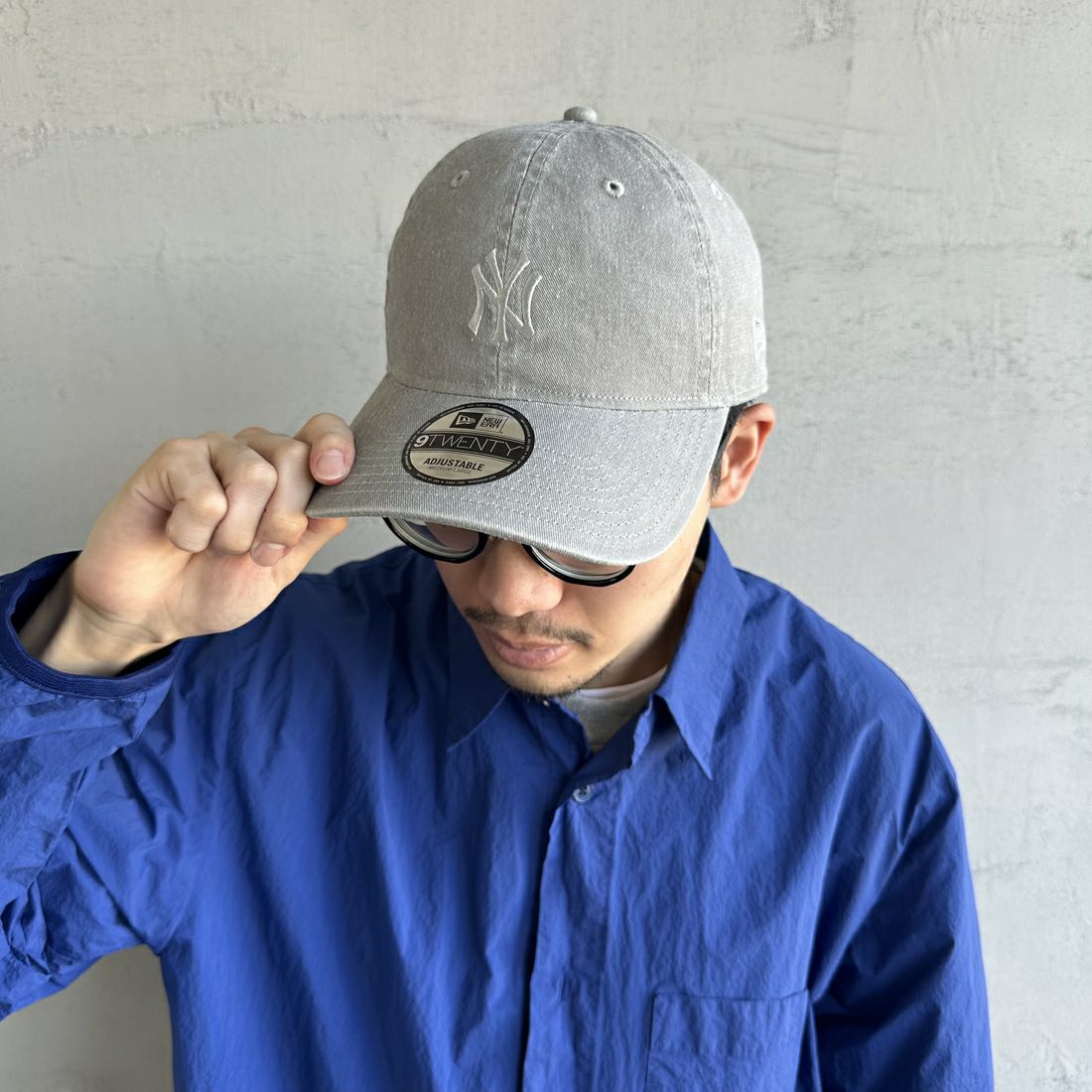 NEW ERA [ニューエラ] 別注 9TWENTY アシッドウォッシュ加工キャップ [14682599-JF] GRAY