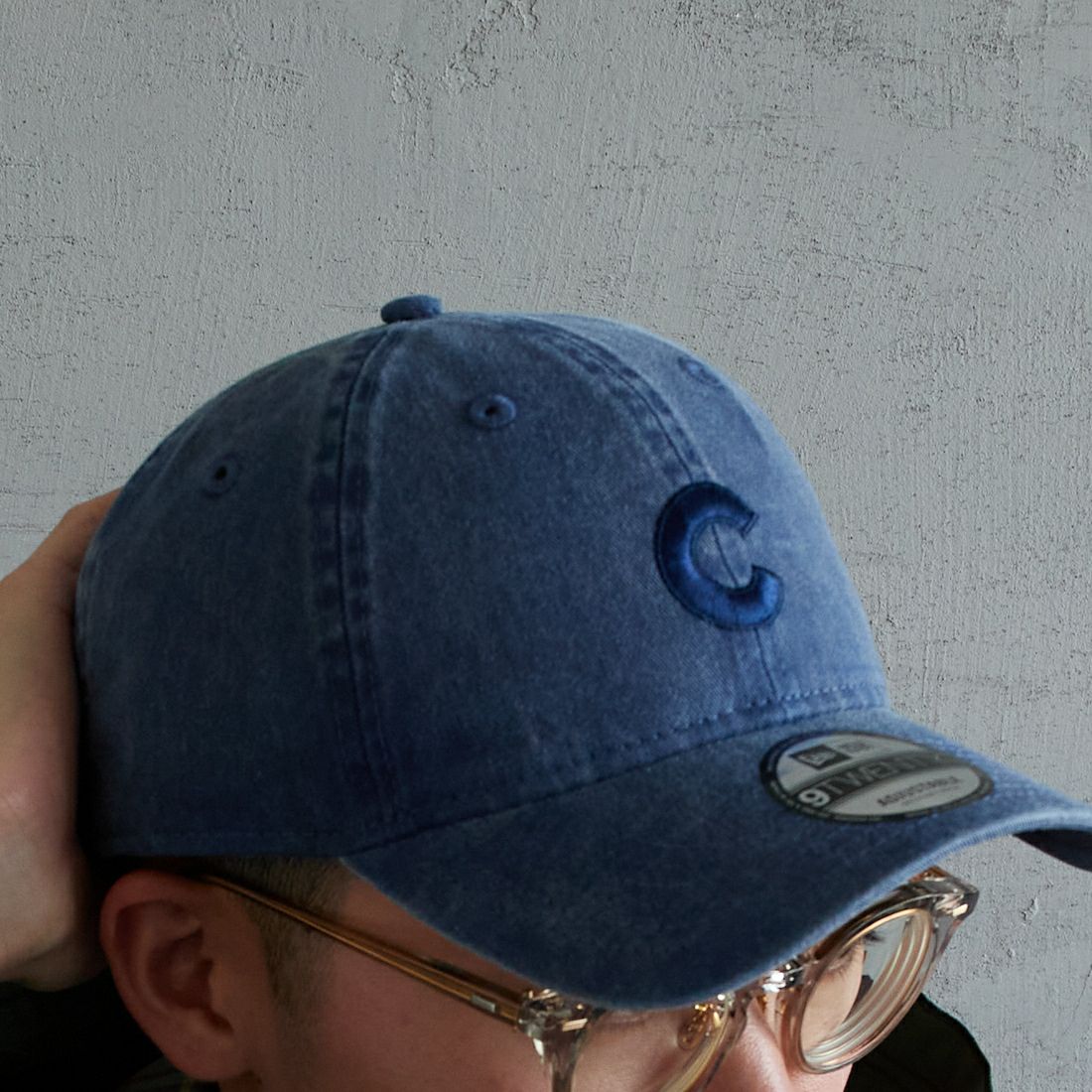 NEW ERA [ニューエラ] 別注 9TWENTY アシッドウォッシュ加工キャップ [14682600-JF] NAVY