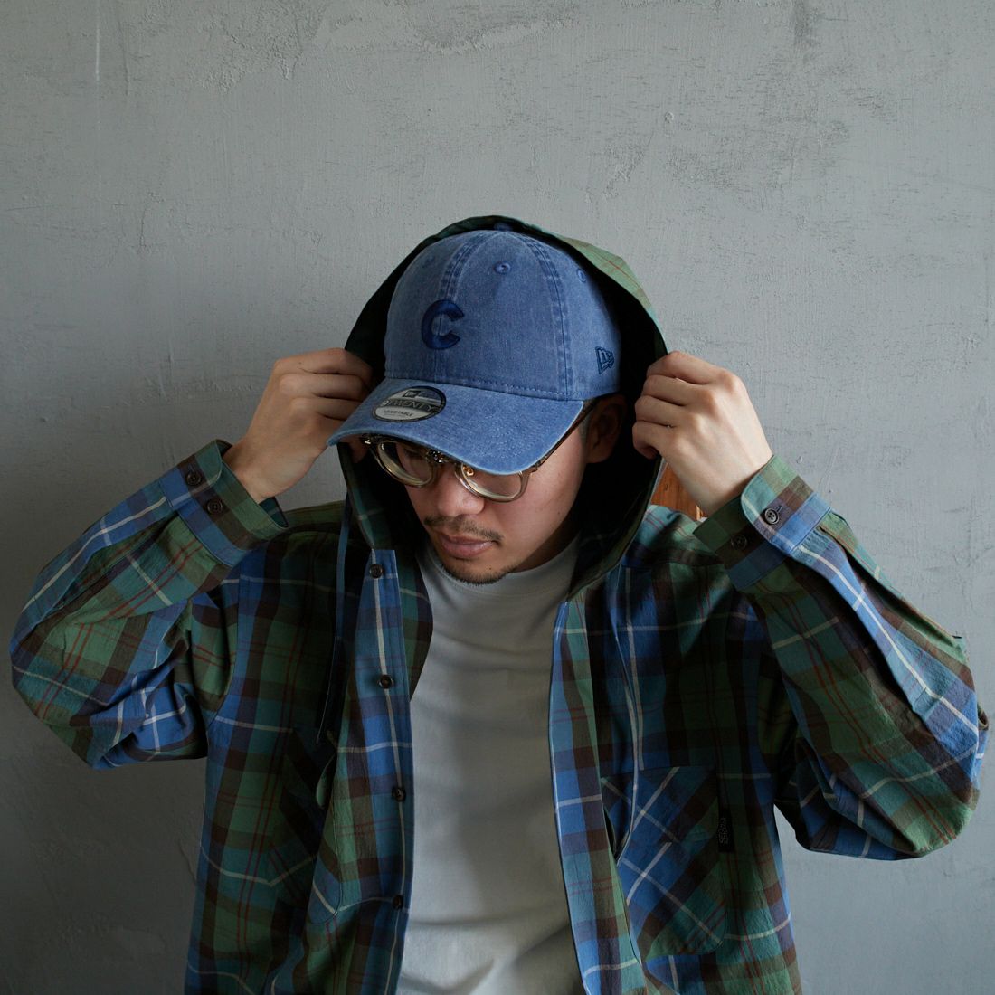 NEW ERA [ニューエラ] 別注 9TWENTY アシッドウォッシュ加工キャップ [14682600-JF] NAVY