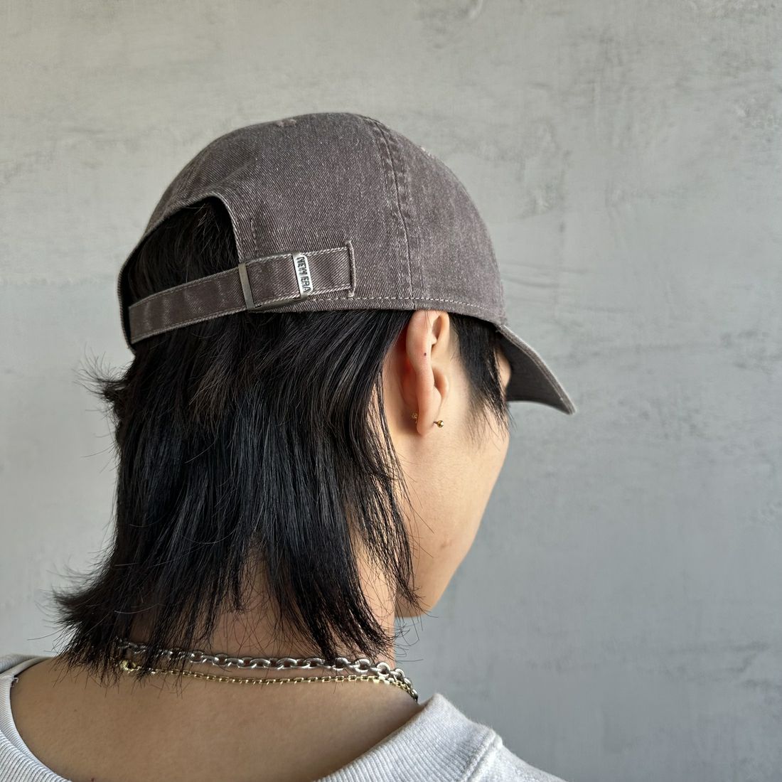 NEW ERA [ニューエラ] 別注 9TWENTY アシッドウォッシュ加工キャップ [14682598-JF] BROWN