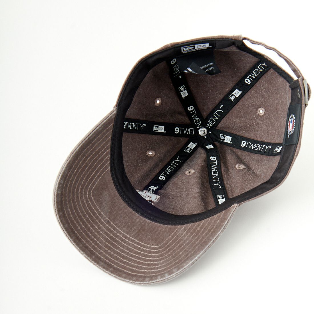 NEW ERA [ニューエラ] 別注 9TWENTY アシッドウォッシュ加工キャップ [14682598-JF] BROWN