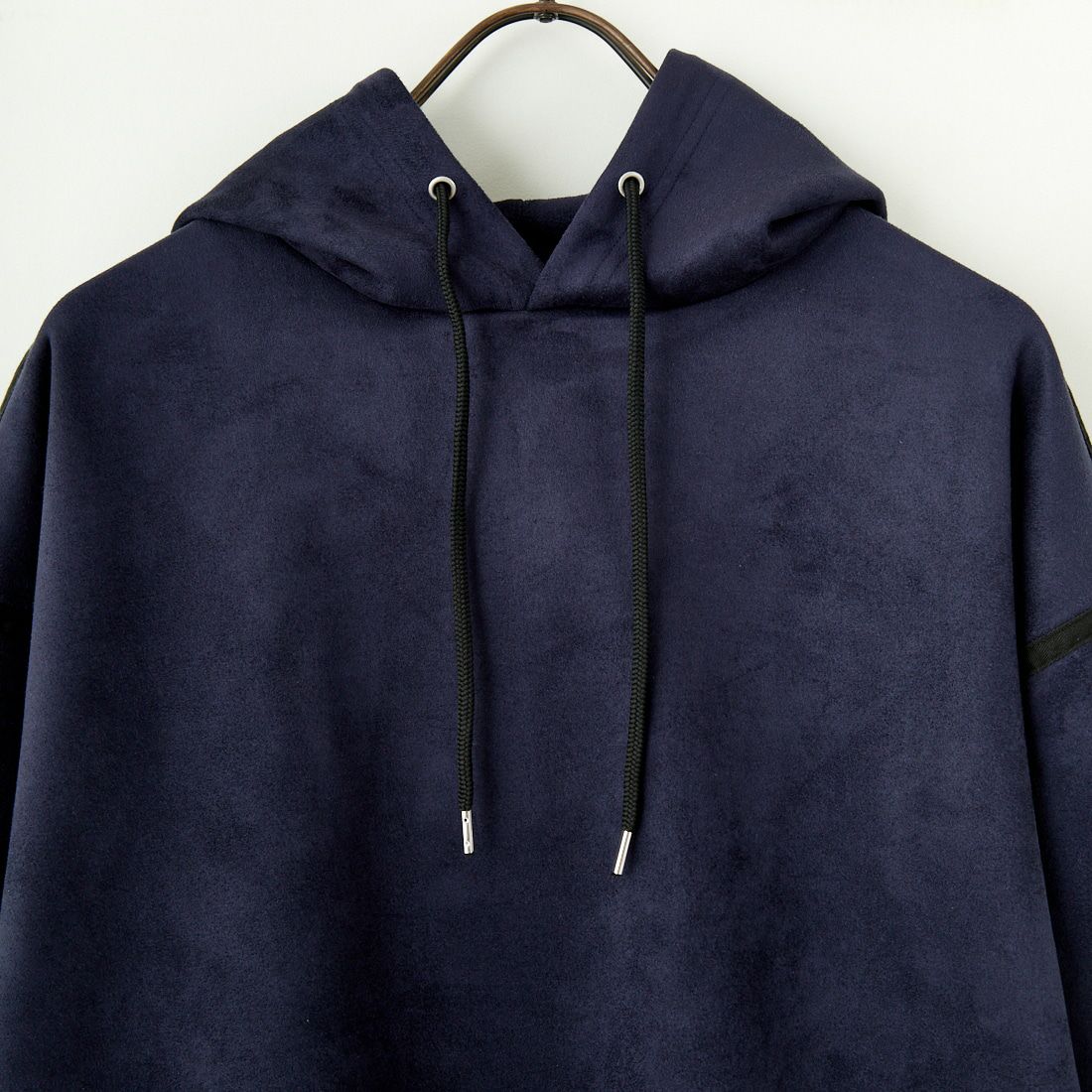 SLICK [スリック] ストレッチフェイクスエードプルパーカー [5155921] 210 NAVY