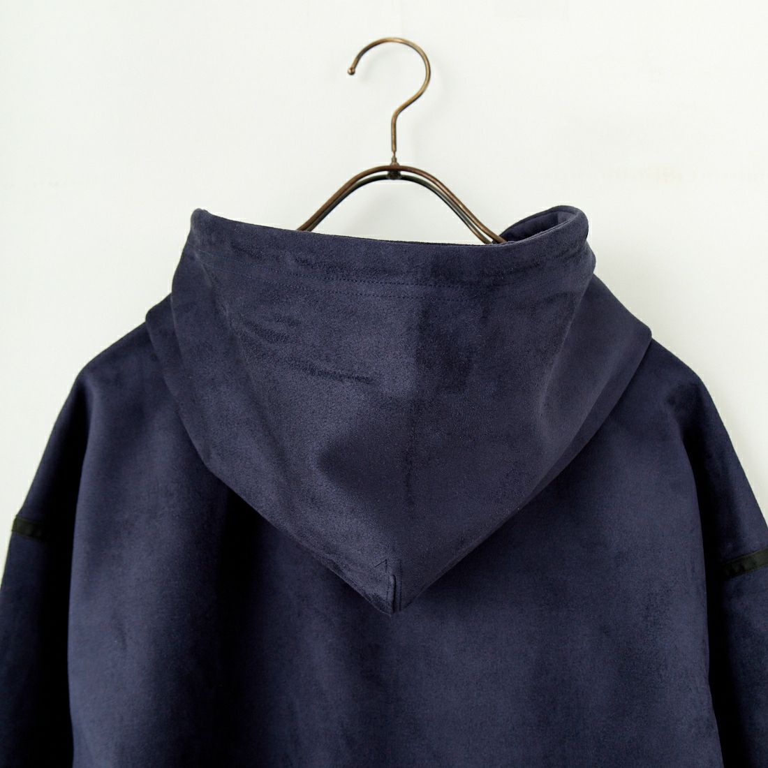 SLICK [スリック] ストレッチフェイクスエードプルパーカー [5155921] 210 NAVY