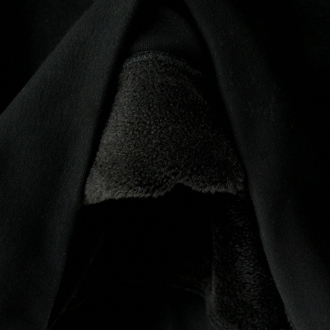 SLICK [スリック] ムートンジャージハイネックパーカー [5155930] 700 BLACK