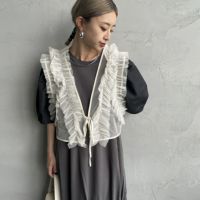 21 IVORY&&モデル身長：150cm 着用サイズ：F&&