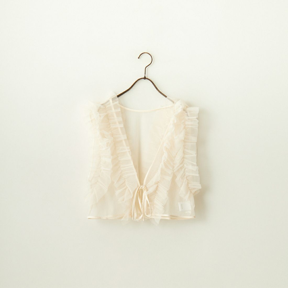 nenom [ネノム] 2WAY チュールフリルベスト [NE24122032] 21 IVORY