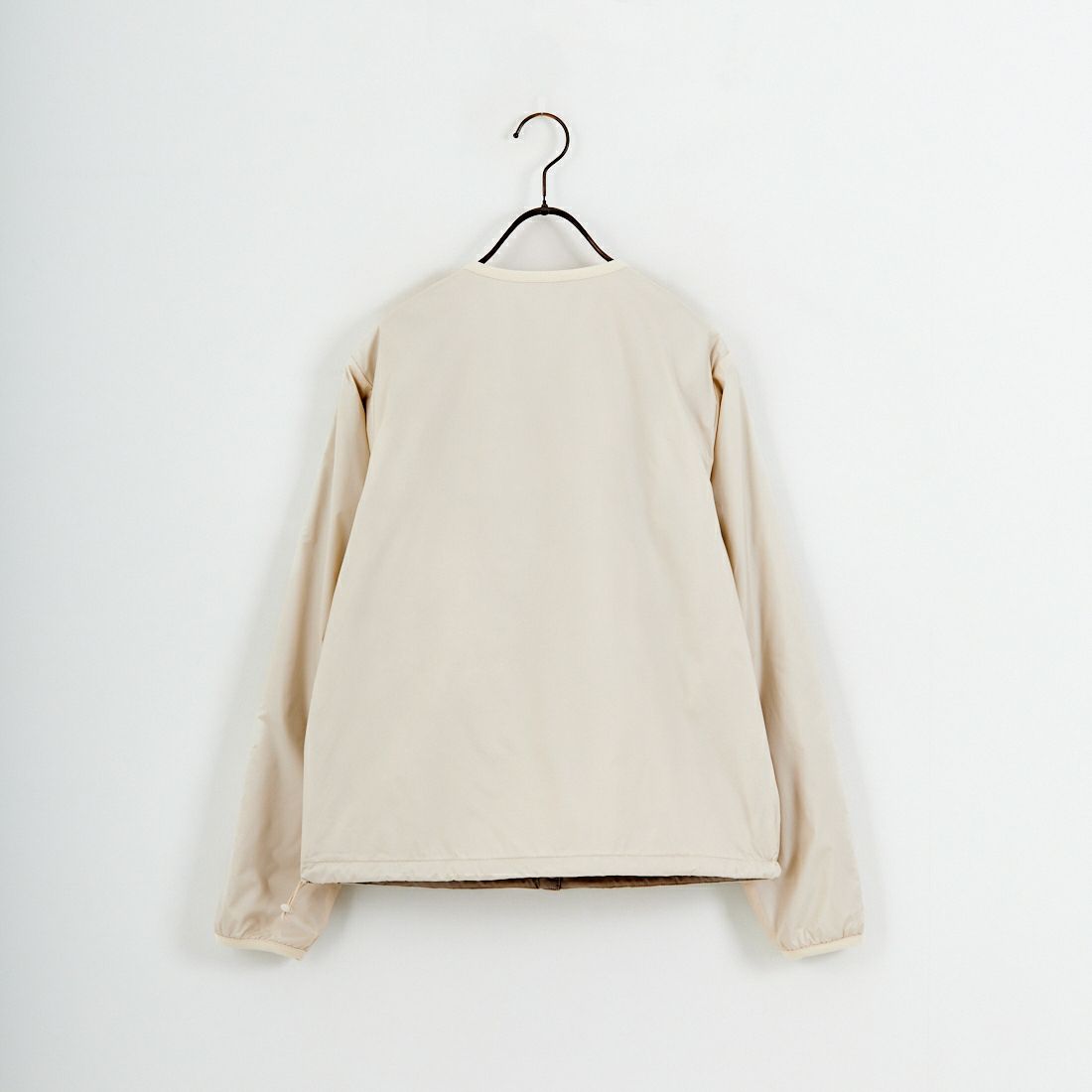 DANTON [ダントン] インサレーションノーカラージャケット [DT-A0632SNT] IVORY