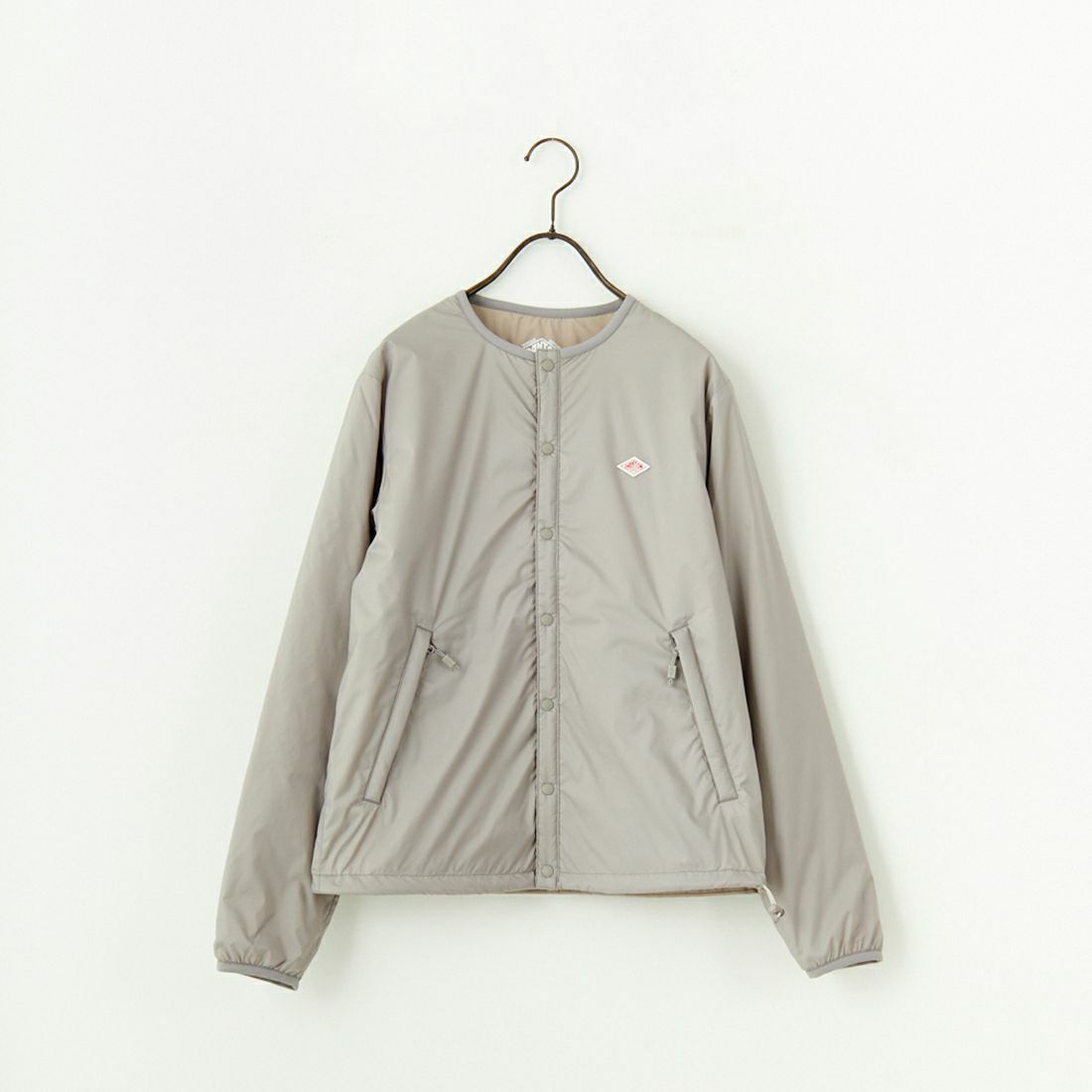 DANTON [ダントン] インサレーションノーカラージャケット [DT-A0632SNT] TAUPE