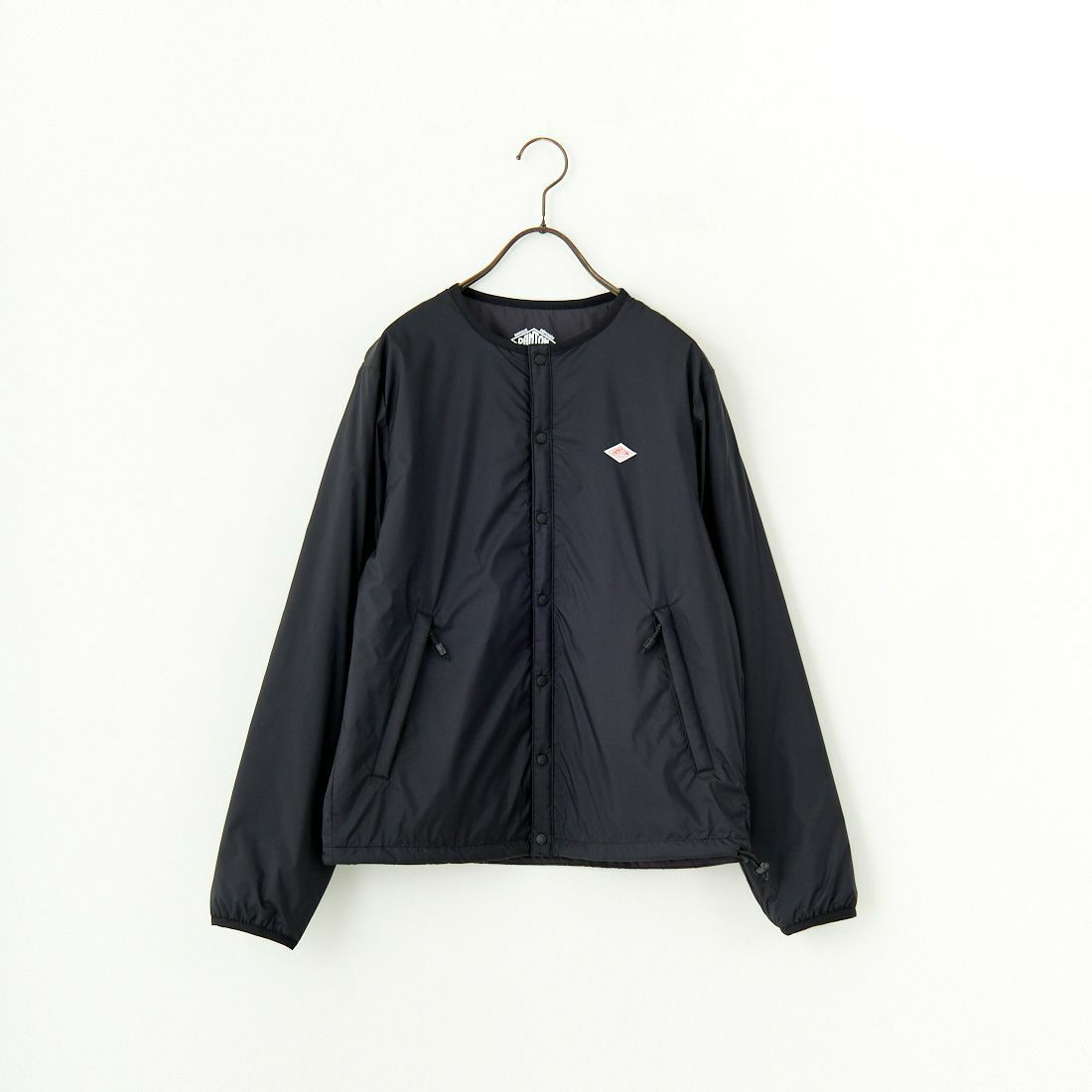 DANTON [ダントン] インサレーションノーカラージャケット [DT-A0632SNT] BLACK