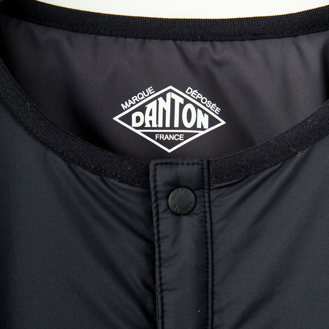 DANTON [ダントン] インサレーションノーカラージャケット [DT-A0632SNT] BLACK