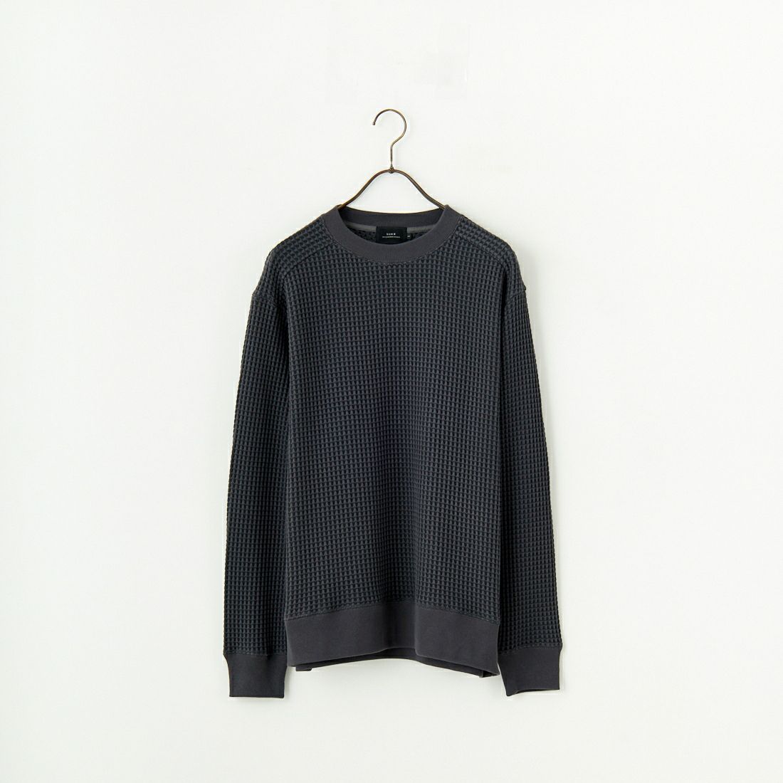 SLICK [スリック] ビッグワッフルプルオーバー [5155917] 720 COAL B