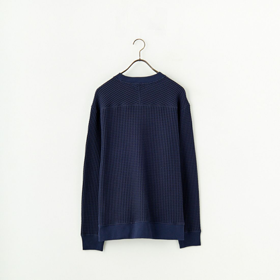 SLICK [スリック] ビッグワッフルプルオーバー [5155917] 210 NAVY