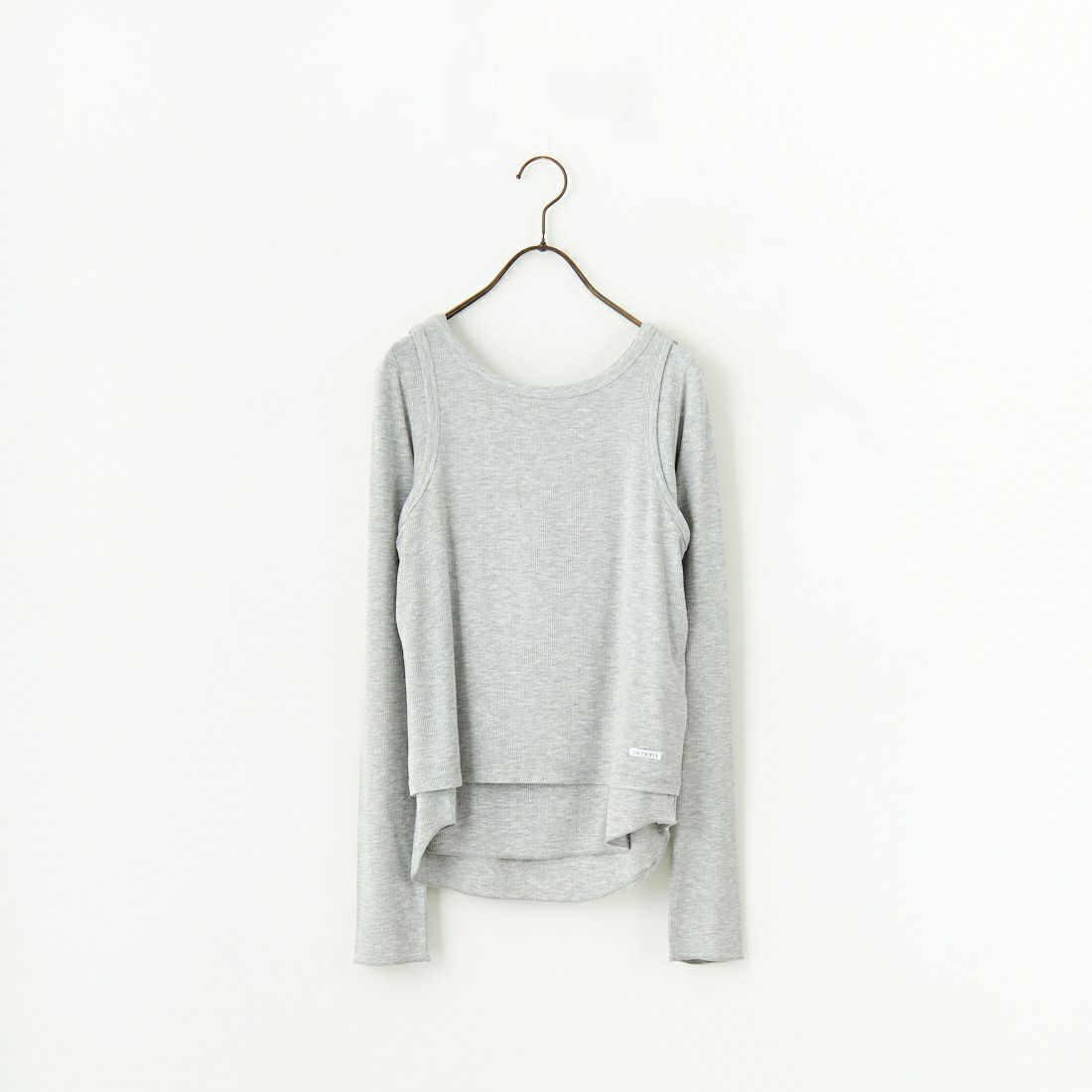 nenom [ネノム] 2ピース アメスリレイヤードシアーカットソー [NE25112004] 07 GRAY