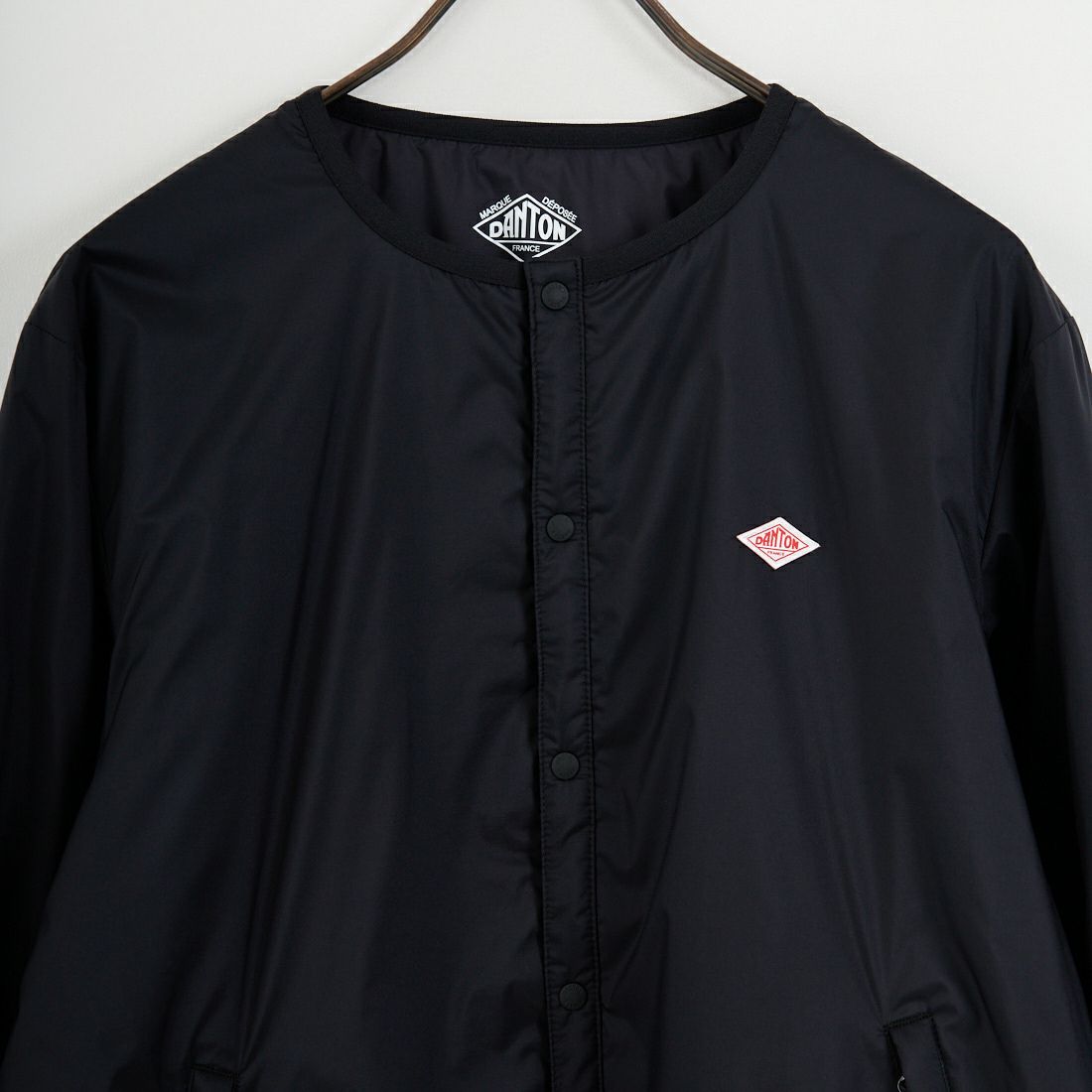 DANTON [ダントン] インサレーションノーカラージャケット [DT-A0633SNT] BLACK