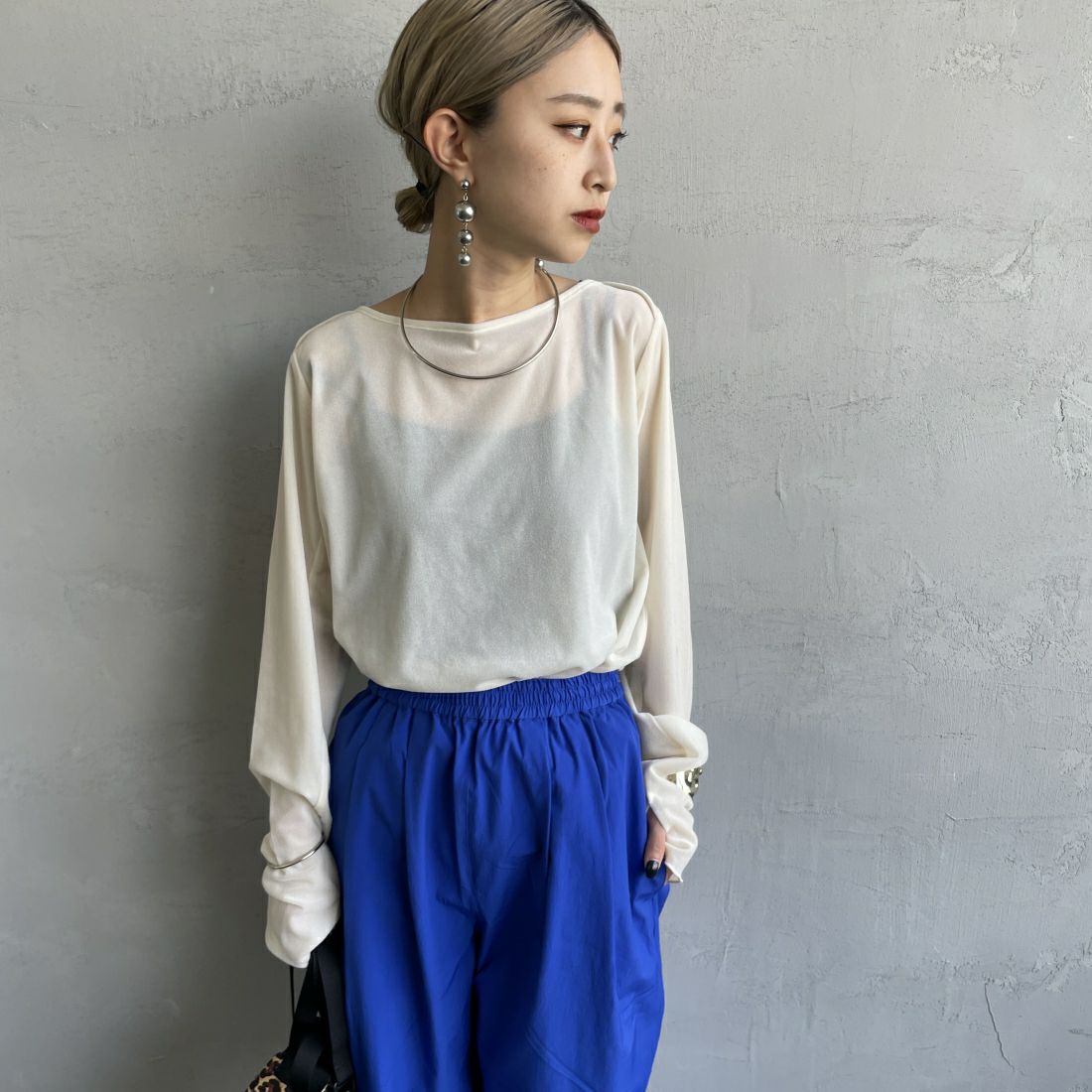 02 OFF&&モデル身長：150cm 着用サイズ：F&&