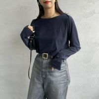 16 NAVY&&モデル身長：163cm 着用サイズ：F&&